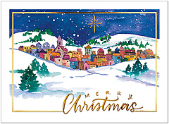 May the joy of Christmas be yours now and throughout the coming year. Starry Night Christmas H2423U-AA